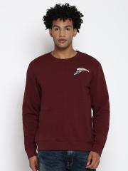 Wrangler Men Maroon Sweatshirt