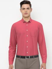 Peter England Men Red Formal Shirt