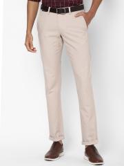 Allen Solly Men Beige Slim Fit Chinos Trousers