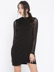 Vero Moda Women Black Sheath Dress