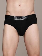 Calvin Klein Underwear Men Black Solid Briefs- NB3082UB1