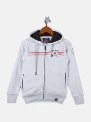 Monte Carlo Boys Grey Hooded Sweatshirt