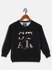 Monte Carlo Boys Black Printed Sweatshirt