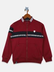 Monte Carlo Boys Maroon Printed Sweatshirt