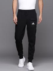 ADIDAS Men Black Solid Training Joggers