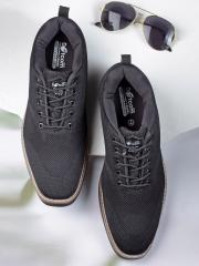 Action Men Black Semi Formal Shoes