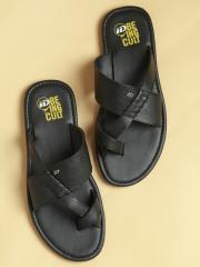 ID Men Black Comfort Sandals