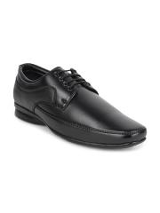 Liberty Men Black Solid Formal Shoes