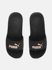 Puma Women Black Solid Sliders