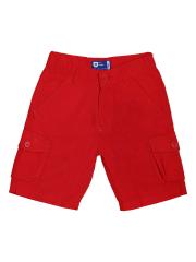 612 league Boys Red Cargo Shorts