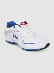 Lee Cooper Men White Leather Sneakers