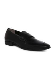 Lee Cooper Black Solid Formal Shoes