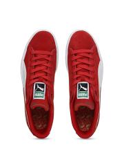 Puma Men Red Suede Sneakers