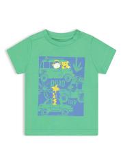 mothercare Boys Green Printed T-shirt