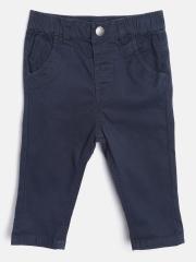 mothercare Infant Boys Navy Blue Solid Trousers