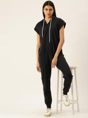 FOREVER 21 Women Black Solid Jumpsuit