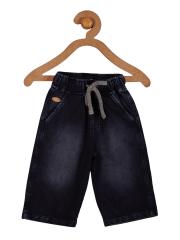 612 league Boys Navy Blue Denim Shorts