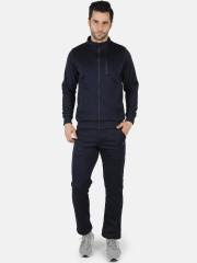 Monte Carlo Men Navy Blue Solid Tracksuit