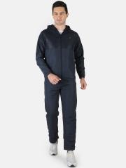 Monte Carlo Men Navy Blue Solid Tracksuit