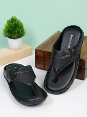 Bruno Manetti Men Black Comfort Sandals