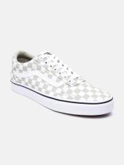 Vans Men White Printed Sneakers