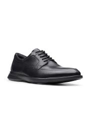 Clarks Men Black Leather Derbys