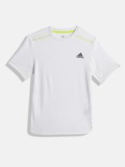 ADIDAS Boys White Sports T-shirt