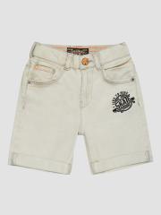 VITAMINS Boys Grey Denim Shorts