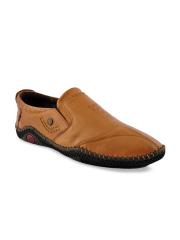 Buckaroo Men Tan Leather Loafers