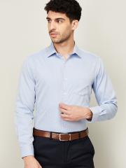 CODE by Lifestyle Men Blue Formal Cotton Shirt