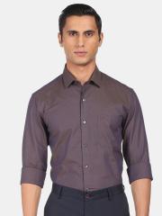 Arrow Men Brown Formal Shirt