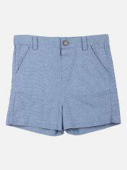 Beebay Boys Blue Cotton Bermuda Shorts