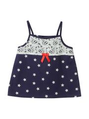 Beebay Girls Navy Blue Printed Top