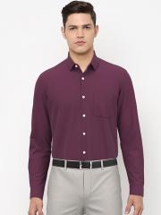 Peter England Men Purple Formal Shirt