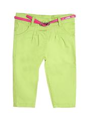 612 league Girls Lime Green Solid Trousers