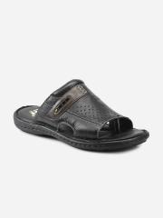 ID Men Black Comfort Sandals