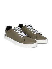 Lee Cooper Men Olive Green Sneakers