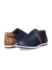 Lee Cooper Men Blue PU Sneakers