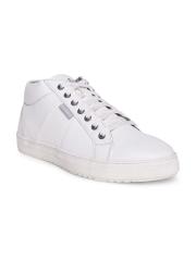 Lee Cooper Men White PU Sneakers