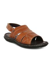 Lee Cooper Men Tan Leather Fisherman Sandals