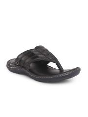 Lee Cooper Men Grey Leather Comfort Sandals