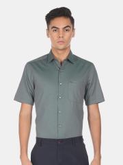 Arrow Men Green Formal Shirt