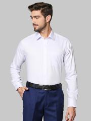 Raymond Men Purple Cotton Formal Shirt