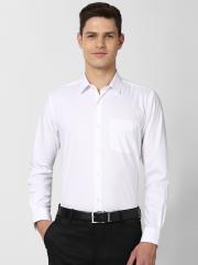 Peter England Men White Formal Shirt