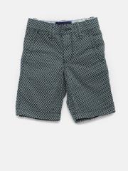 Tommy Hilfiger Boys Navy & White Printed Shorts