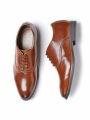 INVICTUS Men Tan Brown Formal Shoes