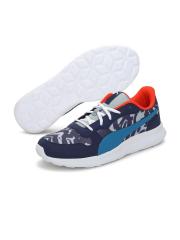 Puma Unisex Kids Blue Printed Sneakers