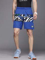 Nike Men Blue Abstract Printed Shorts