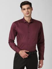 Peter England Men Purple Formal Shirt