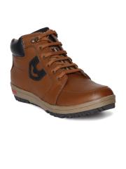 Red Chief Men Brown Flat Boots